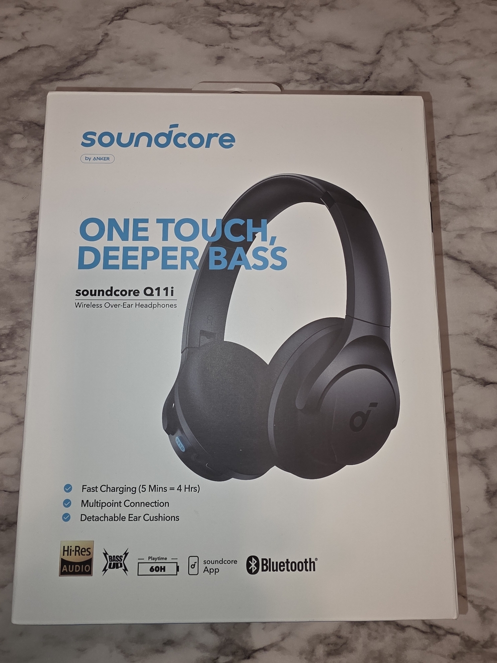 Soundcore Q11i Wireless Over-Ear Headphones - Black